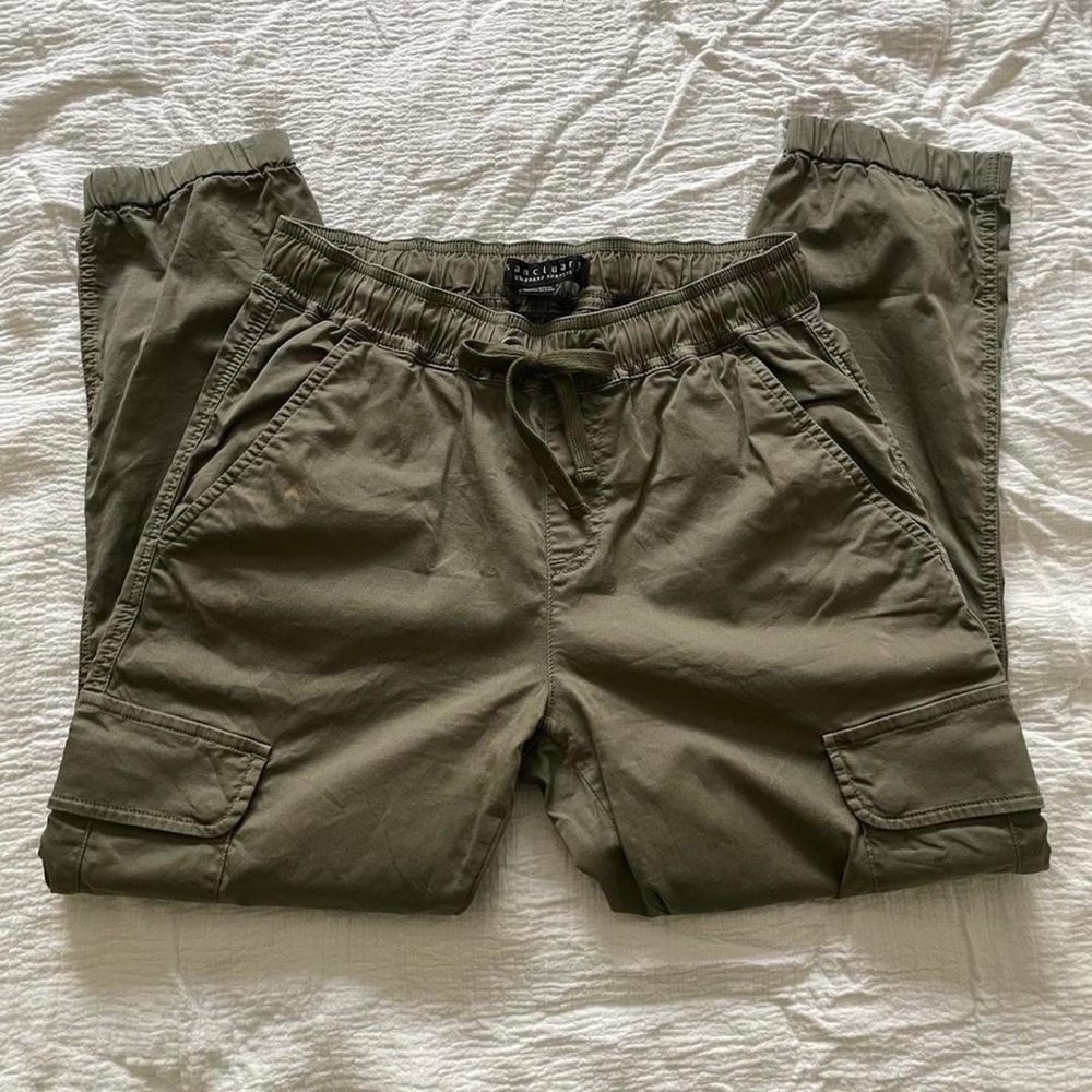 Sanctuary Standard Surplus Drawstring Army Green … - image 5